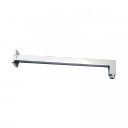 Square Chrome Stainless steel Wall Mounted Shower Arm 400mm