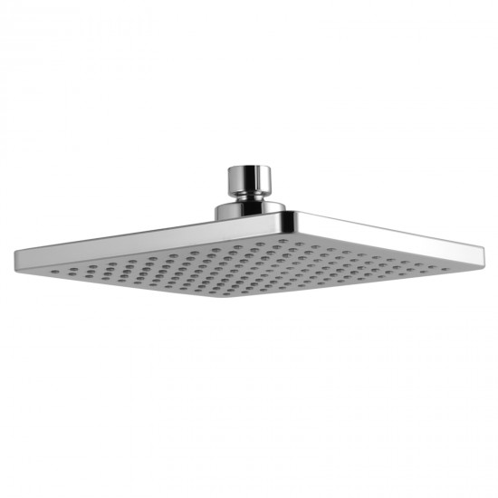 200mm 8 inch ABS Square Chrome Rainfall Shower Head 