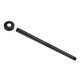 400mm Ceiling Shower Arm Round Black Stainless Steel