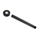 300mm Round Nero Black Ceiling Shower Arm