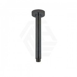 300mm Round Gunmetal Grey Ceiling Shower Arm