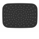 280x200mm ABS Rectangle Black Rainfall Shower Head