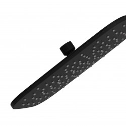 280x200mm ABS Rectangle Black Rainfall Shower Head
