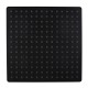 225mm 9” ABS Square Black  Rainfall Shower Head