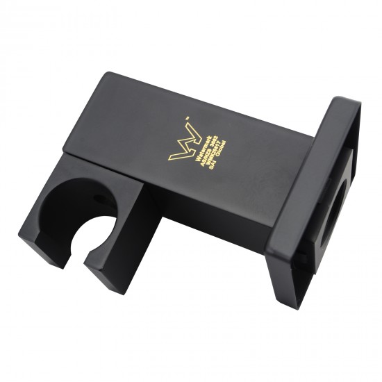 Square Matte Black Handheld Shower With Bidet Shower Mixer Tap Set