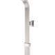 10 inch 250mm Square Brushed Nickel Shower Tower With Rain Head Bottom Water Inlet