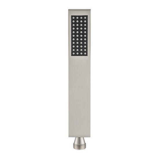 10 inch 250mm Square Brushed Nickel Shower Tower With Rain Head Bottom Water Inlet