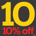 10% off(February Sale）