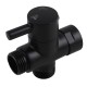 Brass Black Toilet Bidet Spray Diverter Toilet Taps Toilet Diverter Valve
