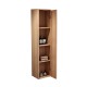 350x300x1600mm Height Plywood Fluted Tall Cabinet Light Oak