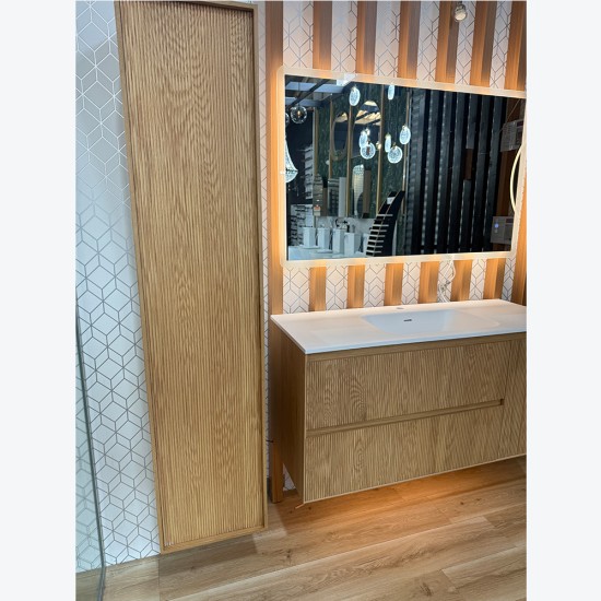 Cavon 1200X470X560mm Plywood Light Oak Wall Hung Vanity