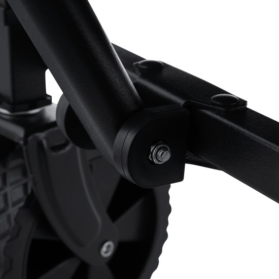 45L Heavy-Duty Foldable Wagon Cart with Sand Wheels & Adjustable Handle Portable Collapsible Trolley for Camping, Beach Garden & Shopping