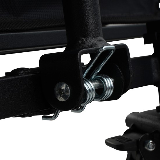 Foldable Outdoor Wagon Trolley Cart Folding Dining Table Metal Frame Collapsible 360° Swivel Wheel with Brake Storage Car Adjustable Handle Camping  Picnic