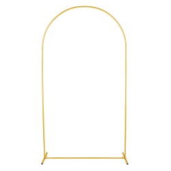 180*80cm Gold Metal Arch Backdrop Stand Wedding & Event Arch