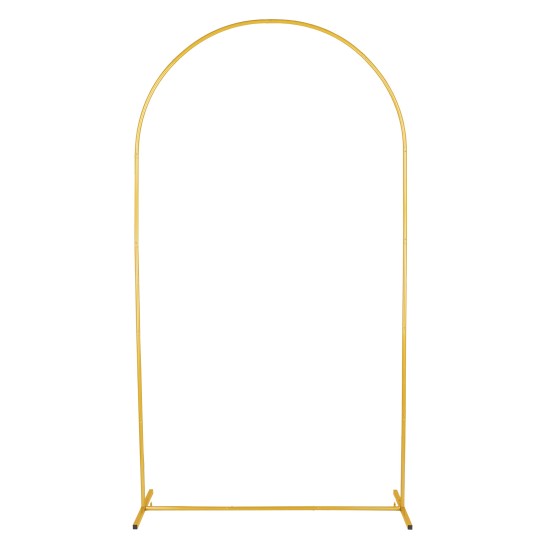 180*80cm Gold Metal Arch Backdrop Stand Wedding & Event Arch