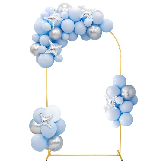 180*80cm Gold Metal Arch Backdrop Stand Wedding & Event Arch