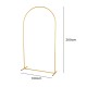 180*80cm Gold Metal Arch Backdrop Stand Wedding & Event Arch
