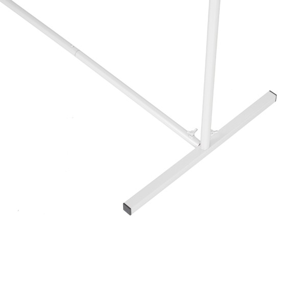 100*200CM Wedding Metal Arch Backdrop Stand, For Wedding Baby Shower Birthday Anniversary Graduation Garden Balloon Arch Decoration White