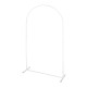 100*200CM Wedding Metal Arch Backdrop Stand, For Wedding Baby Shower Birthday Anniversary Graduation Garden Balloon Arch Decoration White