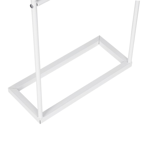 Sturdy White Metal Garden Arch - 1PC Outdoor Climbing Plant Trellis, Ideal for Roses, Vines, Weddings & Events