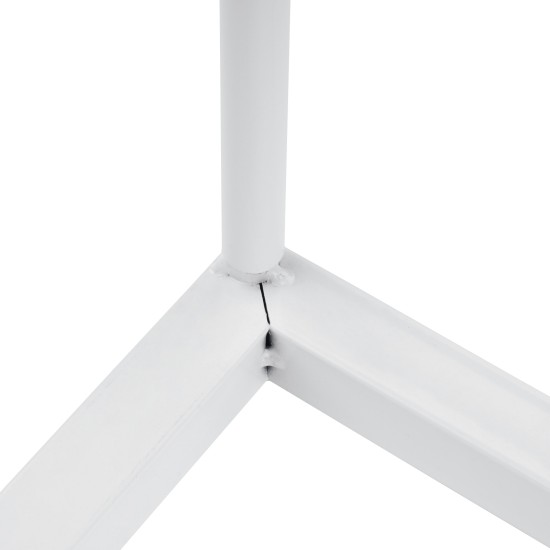 Sturdy White Metal Garden Arch - 1PC Outdoor Climbing Plant Trellis, Ideal for Roses, Vines, Weddings & Events