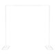 200*200mm White Square Metal Balloon & Wedding Arch Backdrop Stand