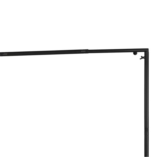 Metal Table Balloon Arch Kit, Adjustable Hight And Length Table Stand, For Birthday Party Wedding & Graduation Decorations, Christmas Decort Baby Shower Party Supplies Table Arch Black