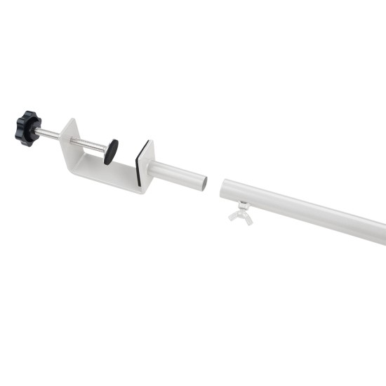 Metal Table Balloon Arch Kit, Adjustable Hight And Length Table Stand, For Birthday Party Wedding & Graduation Decorations, Christmas Decort Baby Shower Party Supplies Table Arch White