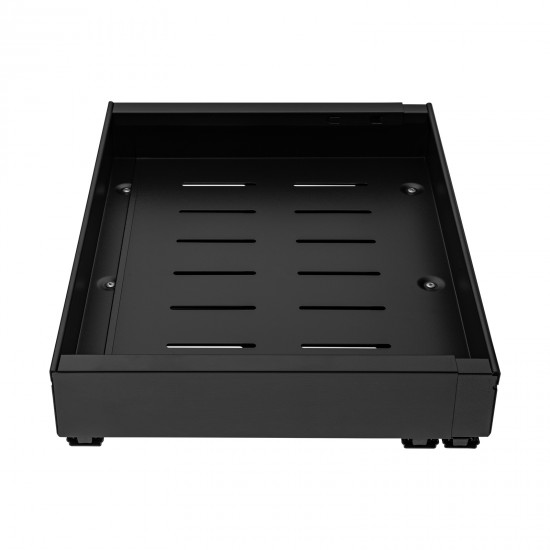 Kitchen Storage Shelf Cabinet Basket Pull Out Drawer Expandable 31-52cm Black