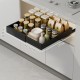Kitchen Storage Shelf Cabinet Basket Pull Out Drawer Expandable 31-52cm Black