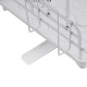 2 Tier Foldable Dish Drying Rack Kitchen Plate Bowl Cup Organizer Cutlery Storage White