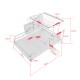 2 Tier Foldable Dish Drying Rack Kitchen Plate Bowl Cup Organizer Cutlery Storage White
