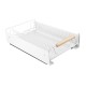 Pull Out Kitchen Cabinet Storage Shelf Rack Drawer Sliding Organizer White