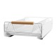 Pull Out Kitchen Cabinet Storage Shelf Rack Drawer Sliding Organizer White