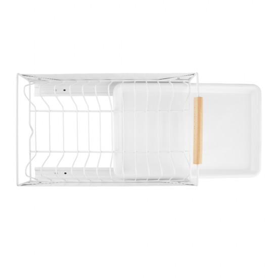 Pull Out Kitchen Cabinet Storage Shelf Rack Drawer Sliding Organizer White