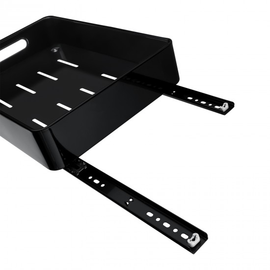 Kitchen Storage Shelf Organizer Under Cabinet Basket Pull Out Sliding Drawer Black