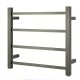 520Hx500Wx120D mm Gunmetal Grey Square Electric Heated Towel Rack 4 Bars