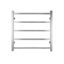 530x600x120mm Square Chrome Electric Heated Towel Rack 5 Bars