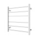674Hx620Wx120D Square Chrome Electric Heated Towel Rack 6 Bars