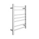 800Hx400Wx120D mm Square Chrome Electric Heated Towel Rail 7 Bars